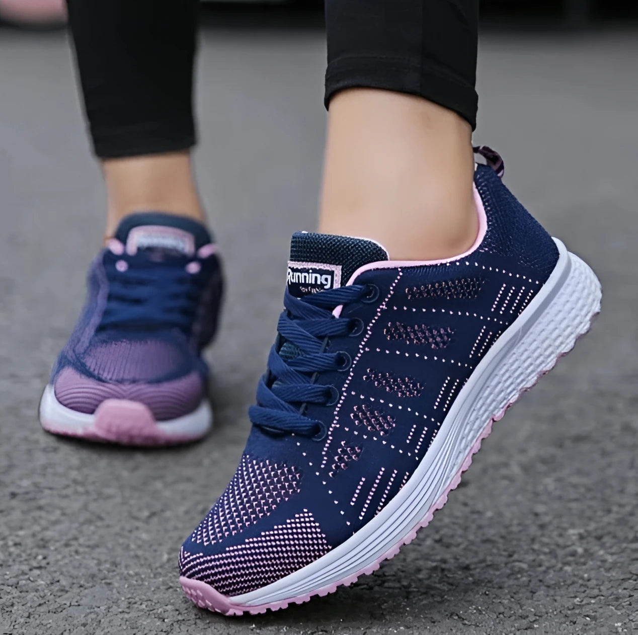Women Shoes Sports Sneakers - Purple / 41