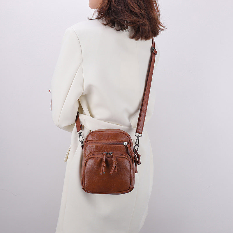 New Bag Women Soft Leather Shoulder Bag Women