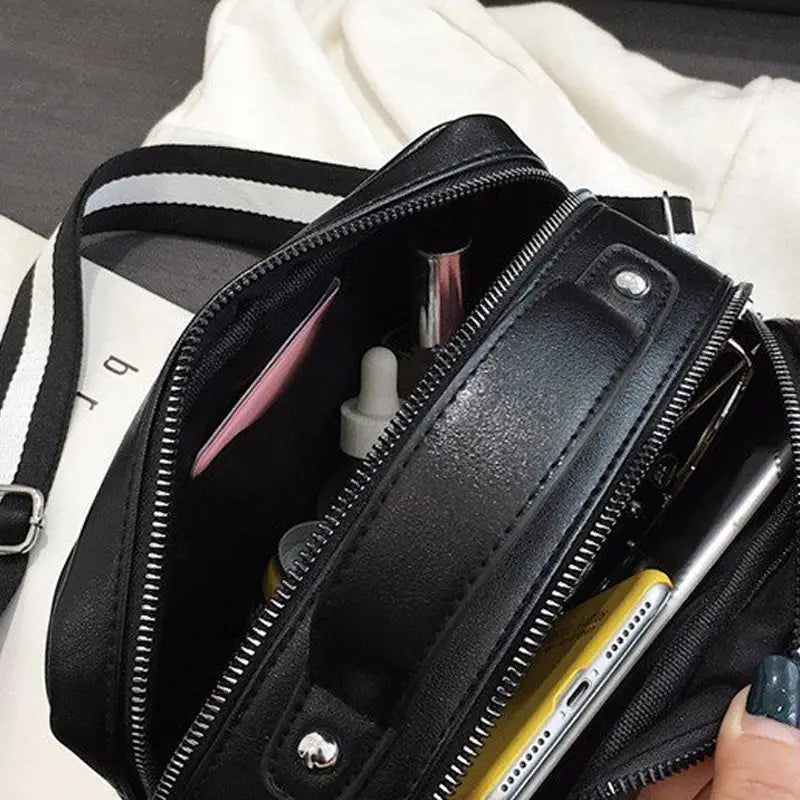 Wide Shoulder Strap Crossbody All-Match Soft Handbag