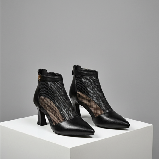 New Sandals Hollow Booties Women - Black / 35