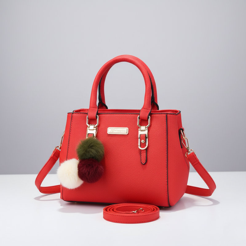 Women Fashion Handbag - Red