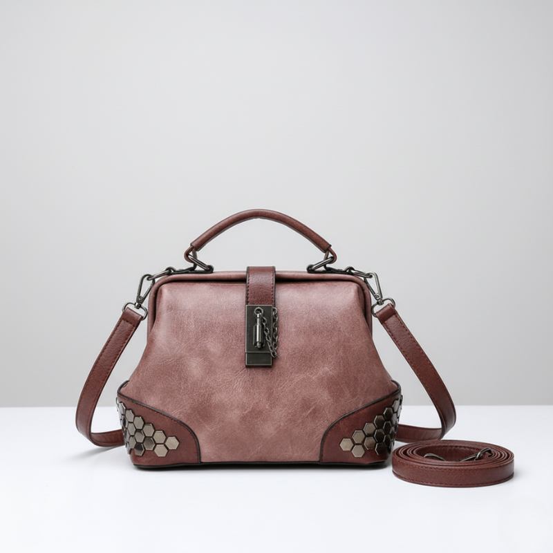 Fashion Women Handbags - Ligth Brown