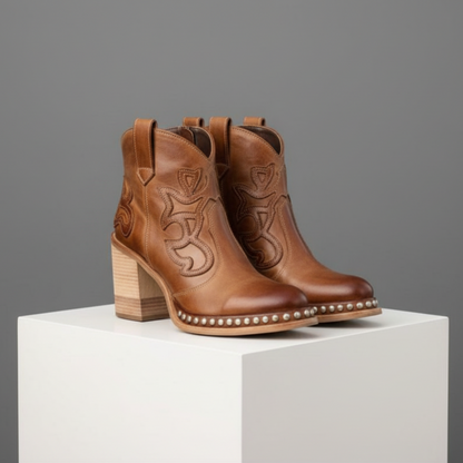 Modern European-American Fall/Winter Boots - Brown / 35