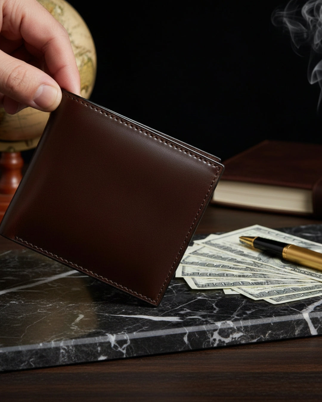 Maxi Wallet — Genuine Leather