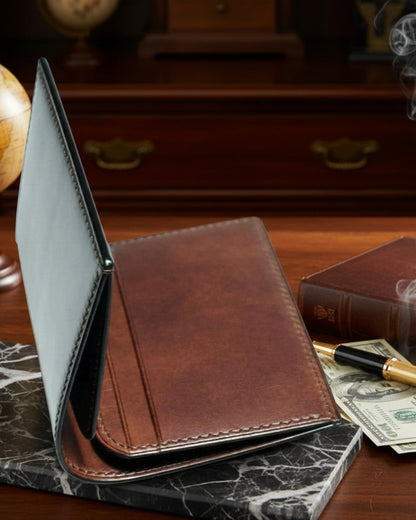 Maxi Wallet — Genuine Leather