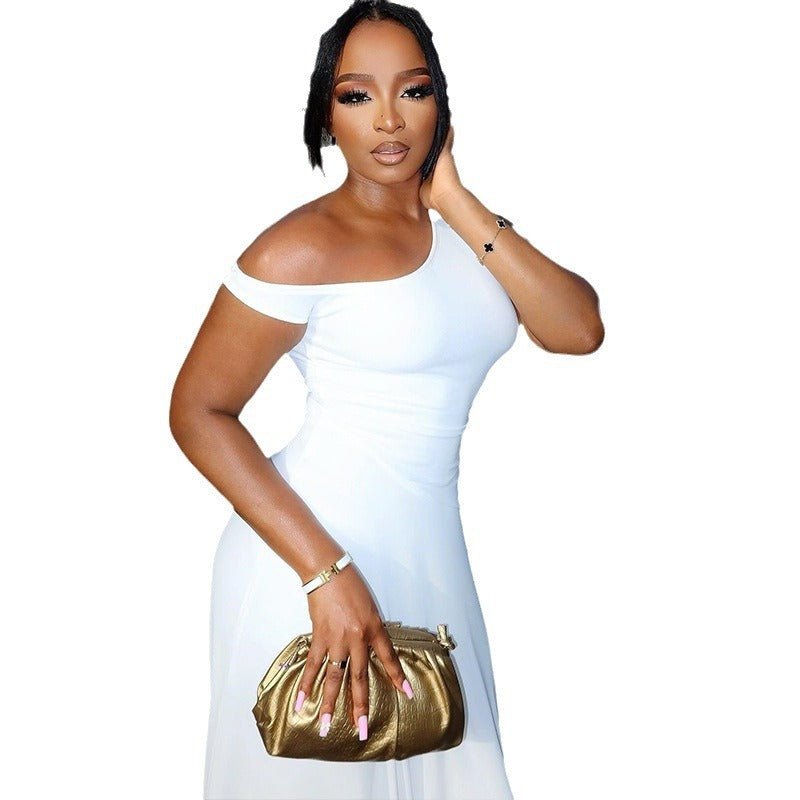 One-Shoulder Asymmetrical Summer Dress