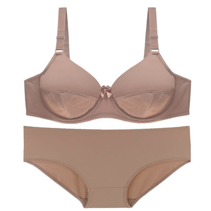 Comfortable Breathable Large Cup Glossy Bra