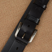 Leather buckle black