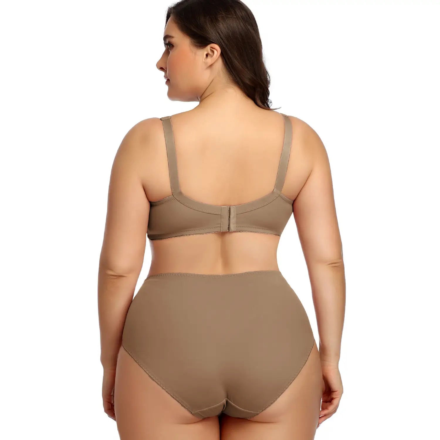 Comfortable Breathable Large Cup Glossy Bra